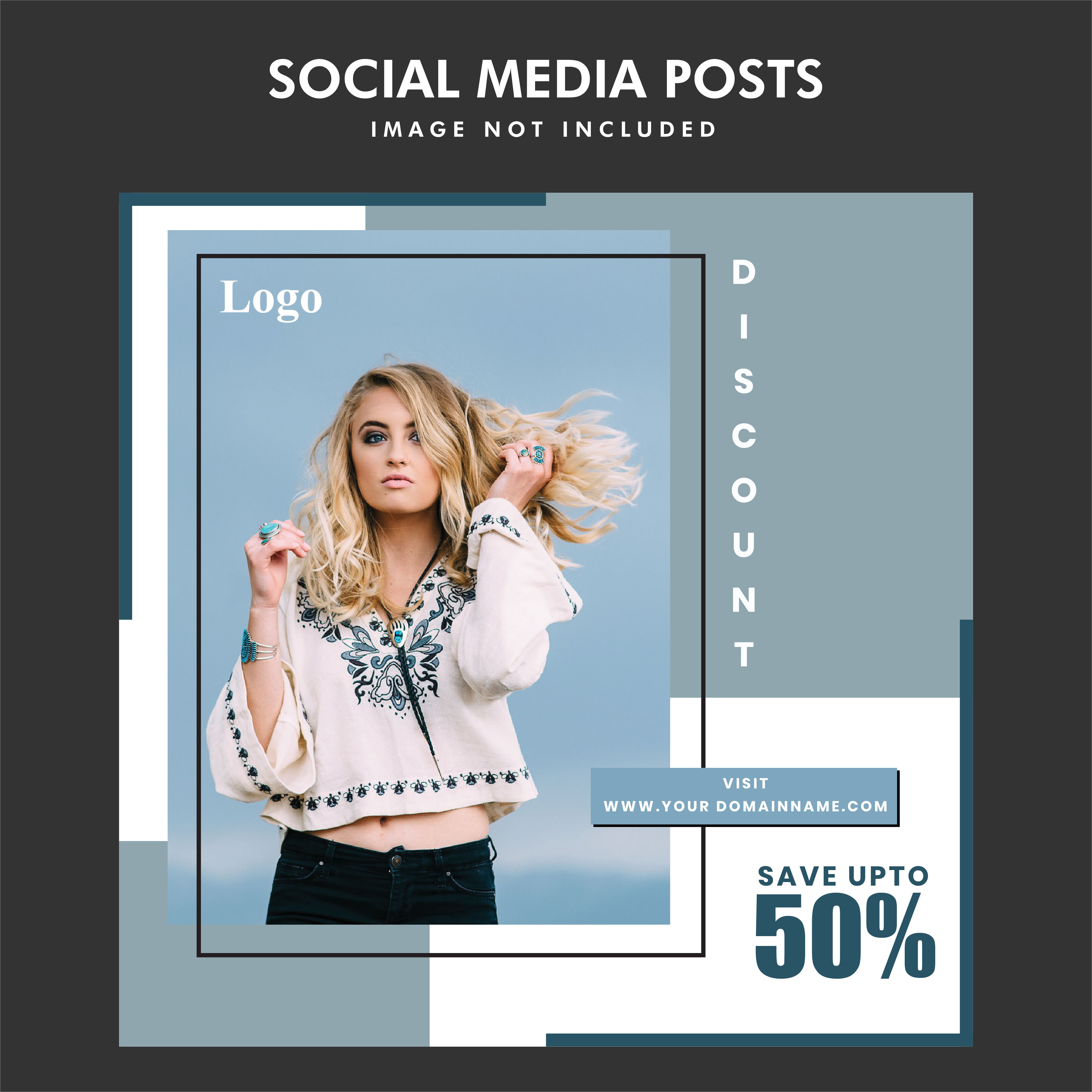 Fashion sale minimal social media post design 679589 Vector Art at Vecteezy