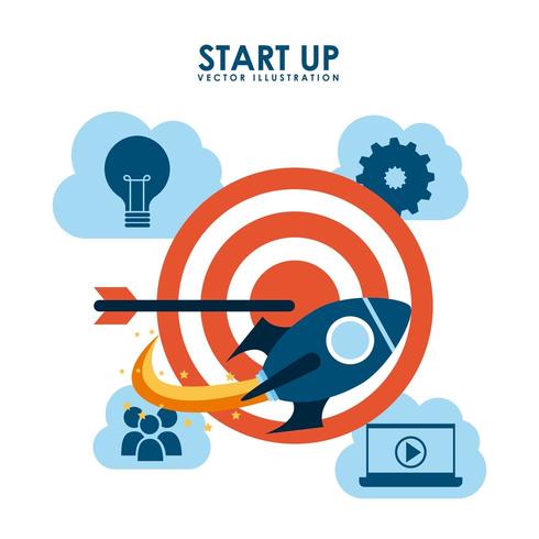 start up design  vector