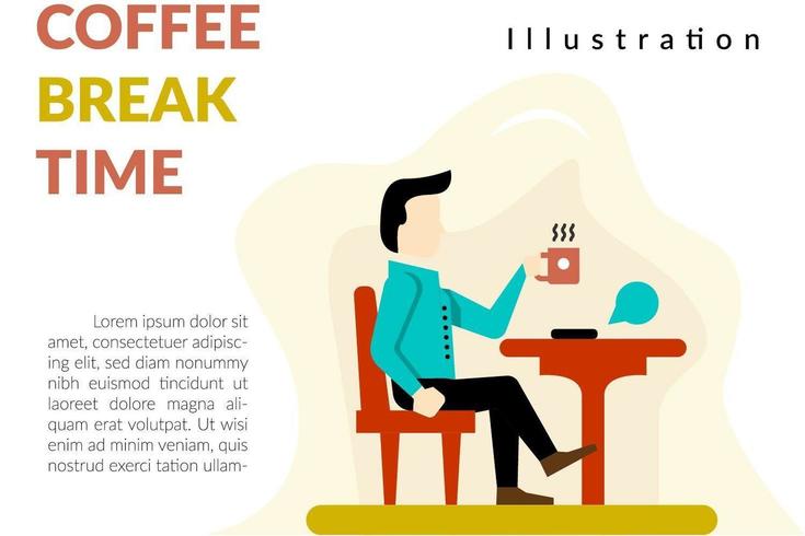 Coffee Break banner vector