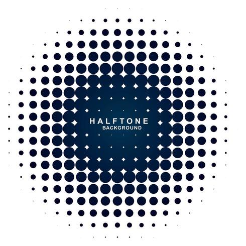 Gradient halftone creative dots background vector