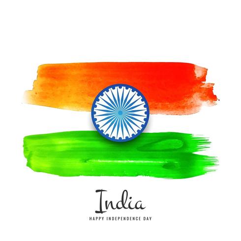 Diseño abstracto del día de la independencia india vector