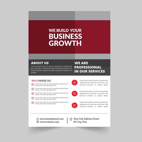 Corporate Flyer design vector