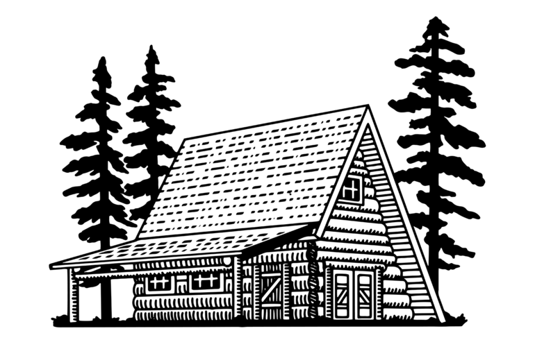 A Frame Lodge vector