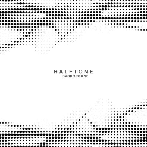 Elegant gray and white halftone wave background vector