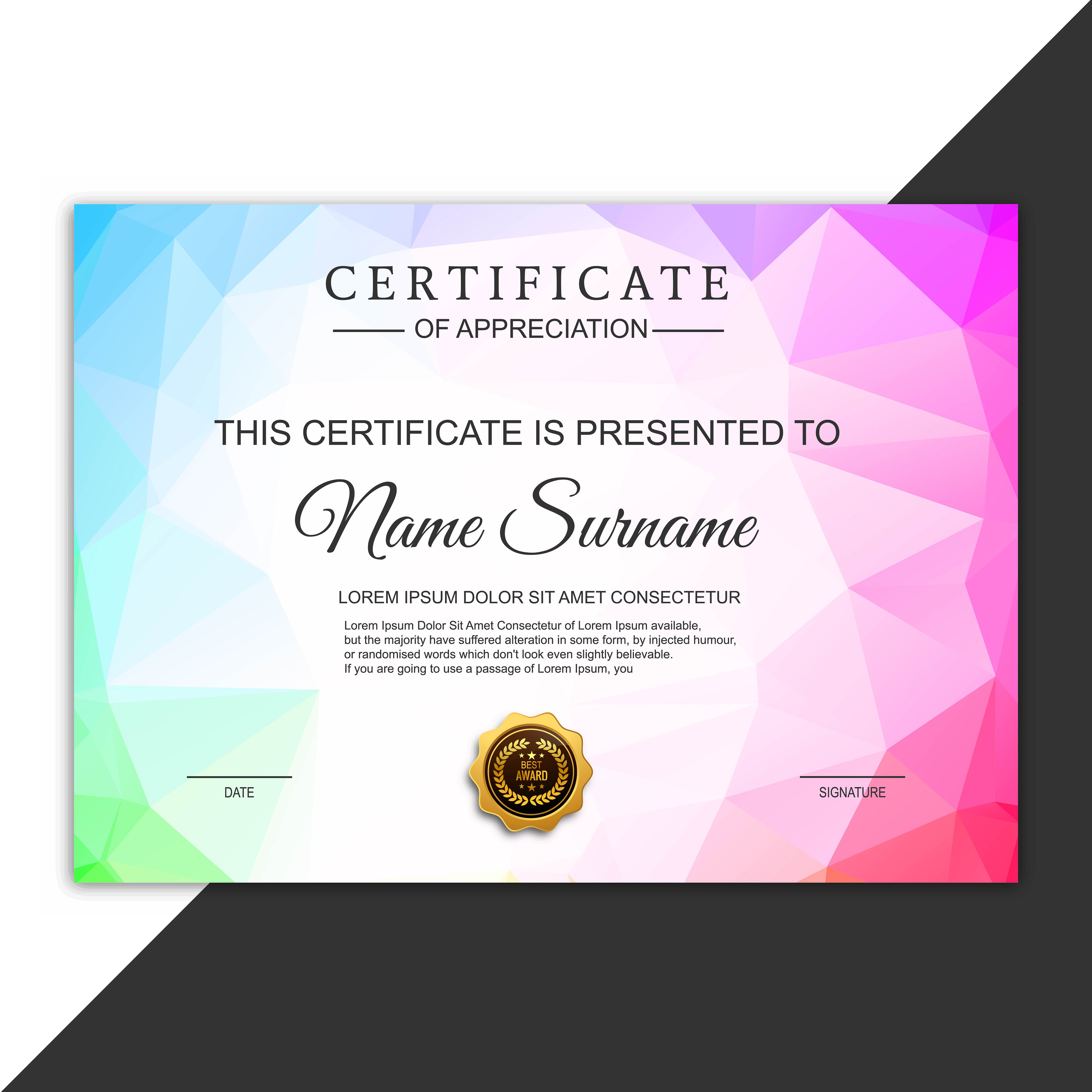 Certificate Design Ideas