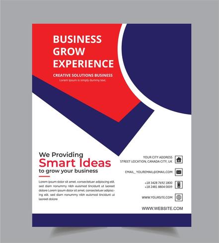 Corporate Business Flyer brochure  Design Template  vector