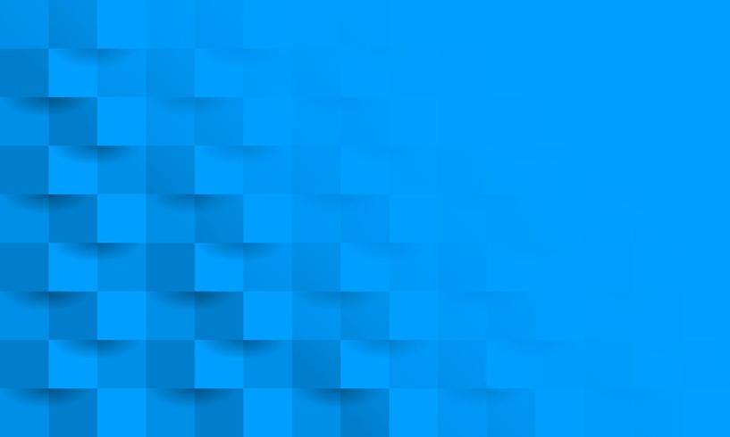 Blue 3d block background  vector