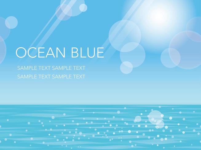 Seamless summer ocean vector