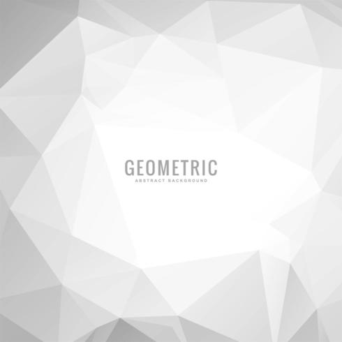 Light silver gray vector polygon geometric background