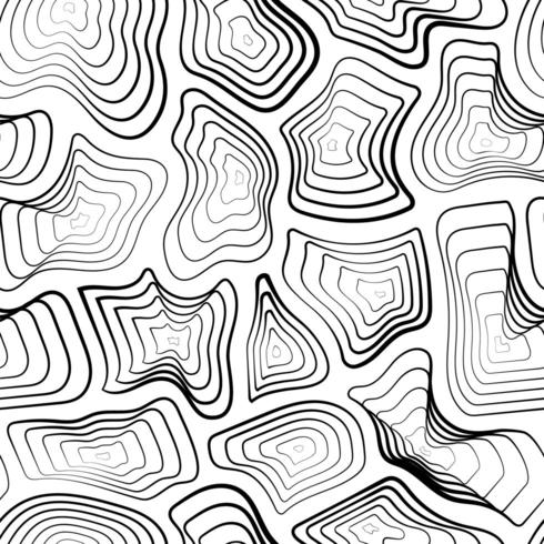 tile pattern concentric stripe. vector