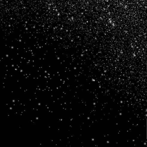 Silver glitter texture on black background vector