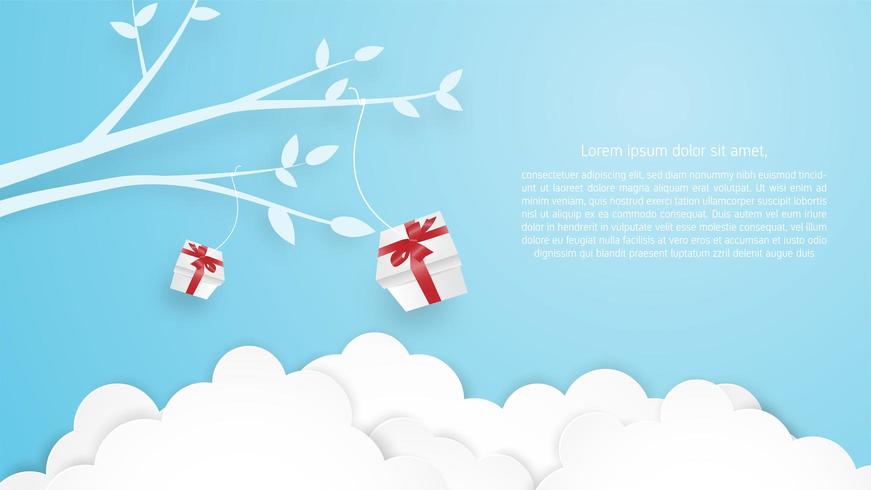 Birthday Christmas Greeting card vector