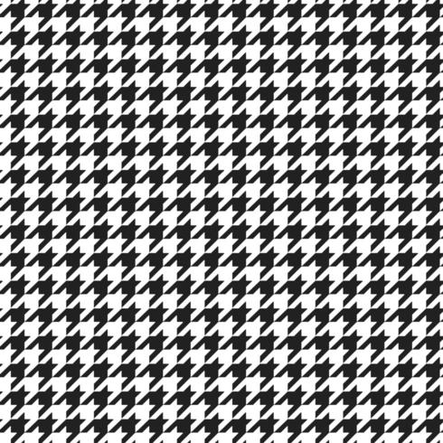 Houndstooth plaid pattern vector