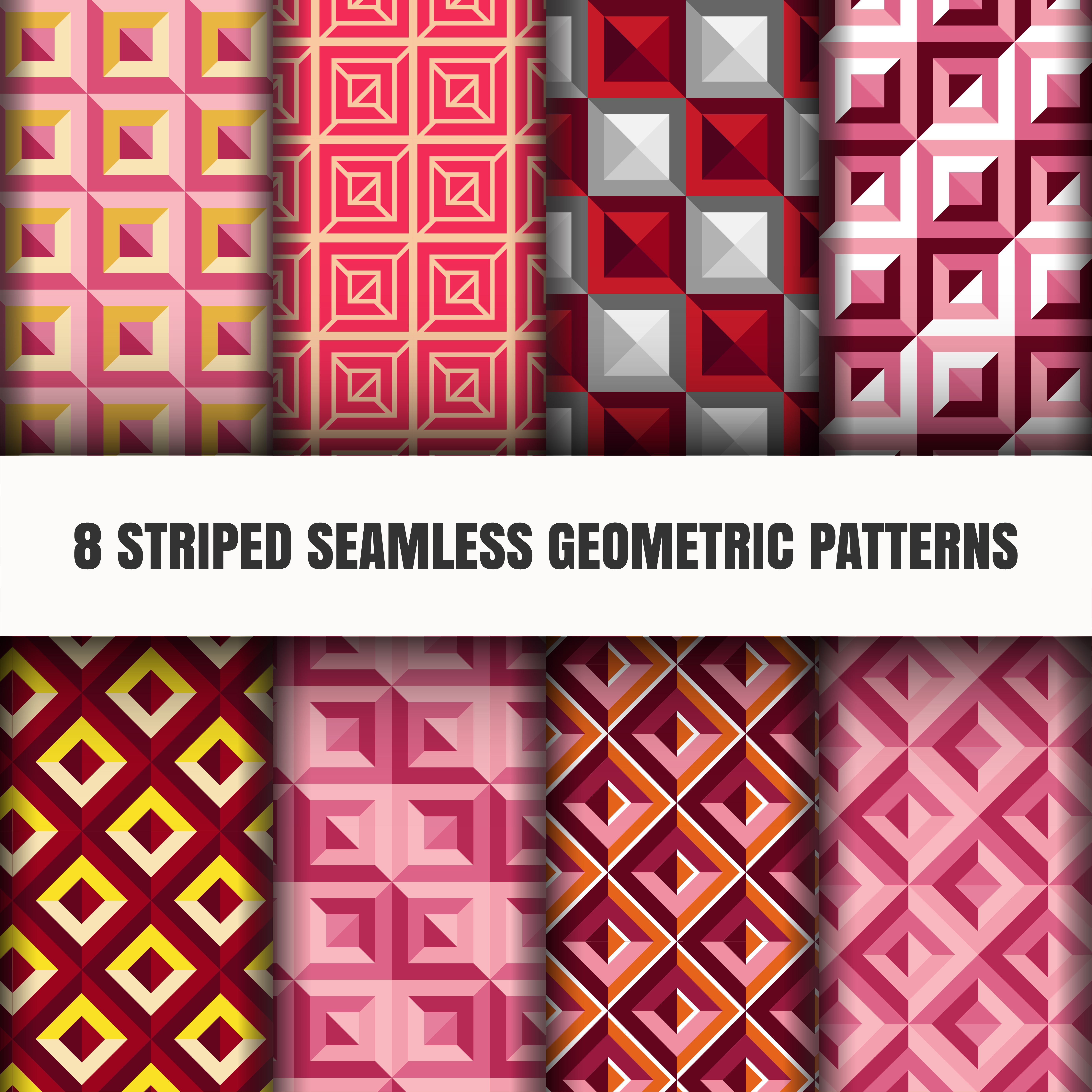 Set Of Geometric Patterns 680749 Vector Art At Vecteezy