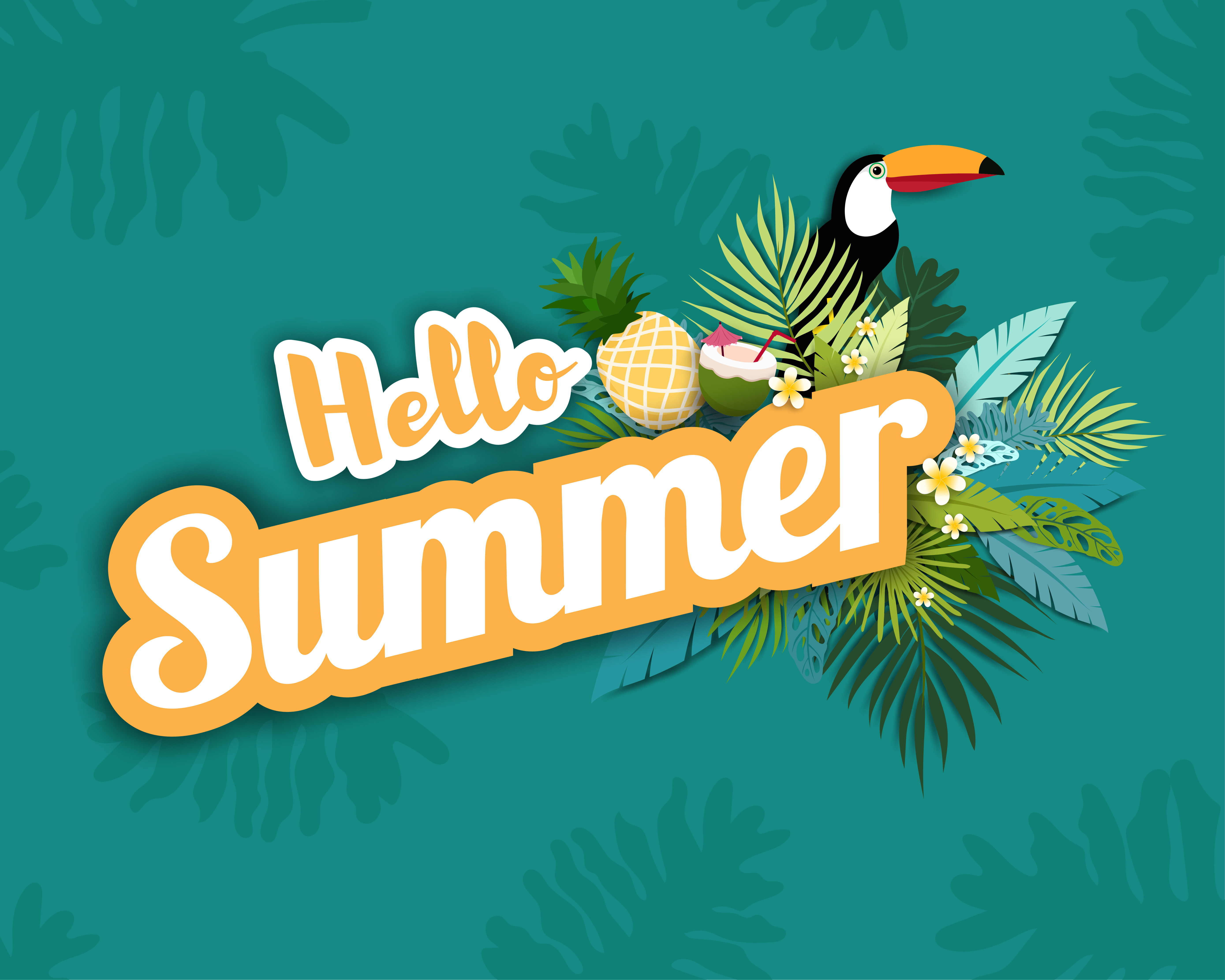 Download Beautiful Summer banner and poster card - Download Free ...