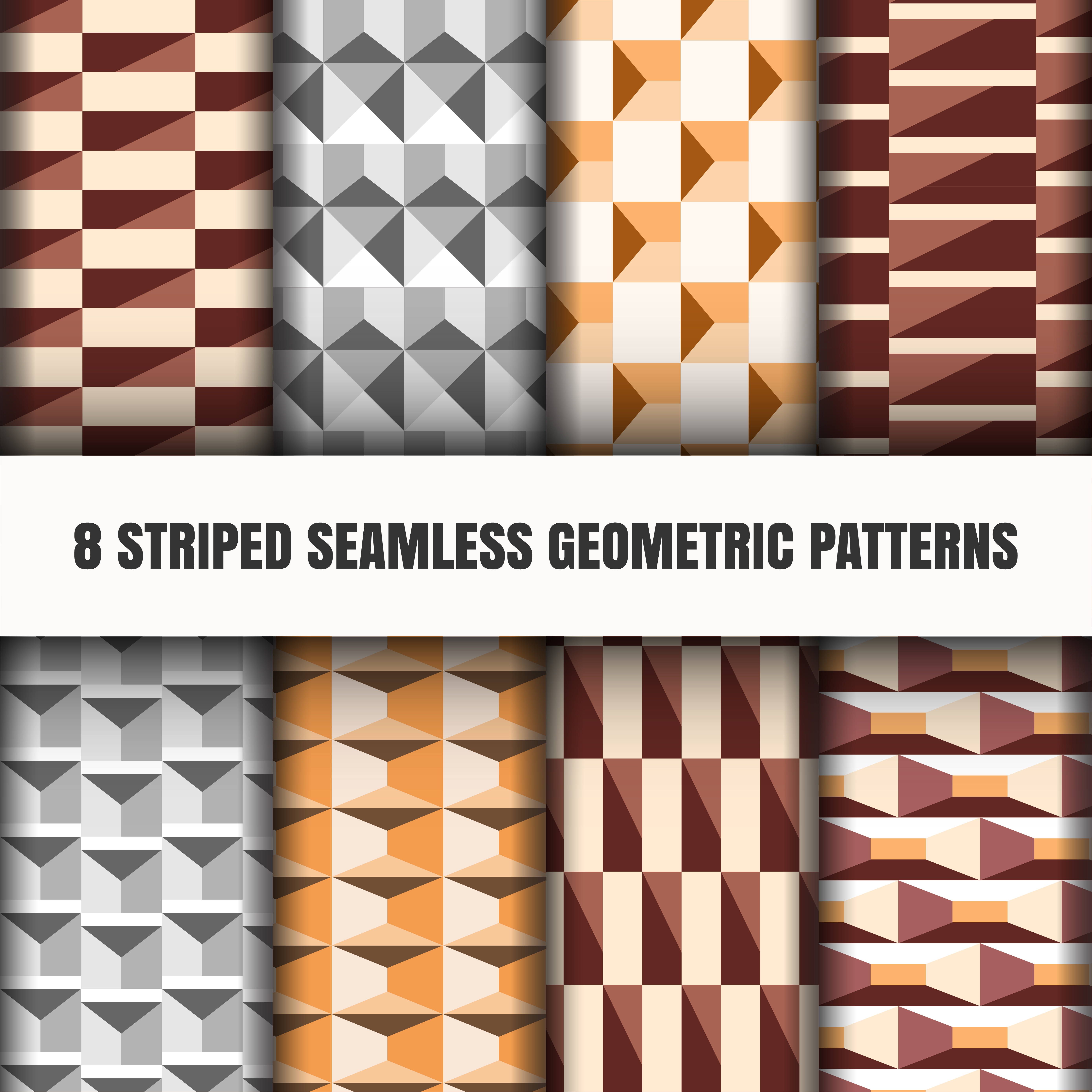 Set Of Seamless Geometric Patterns 680831 Vector Art At Vecteezy