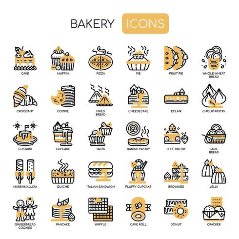 Bakery,  Pixel Perfect Icons vector