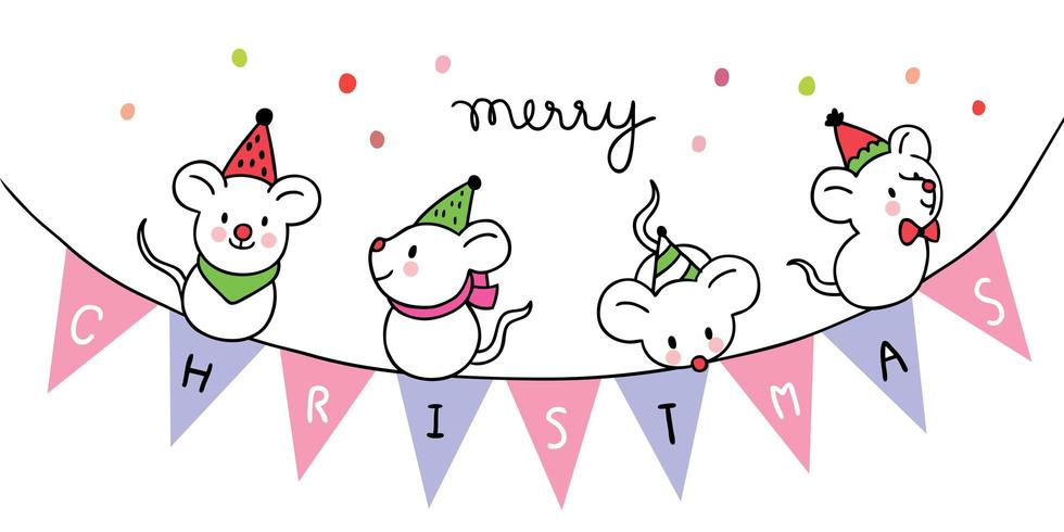 Dibujos animados lindo Navidad dulces ratones 681227 Vector en Vecteezy Dibujos animados lindo Navidad dulces ratones 681227 Vector en Vecteezy
