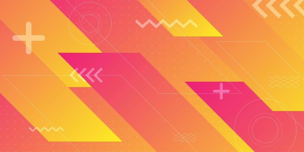 Orange red diagonal angled abstract shapes  vector