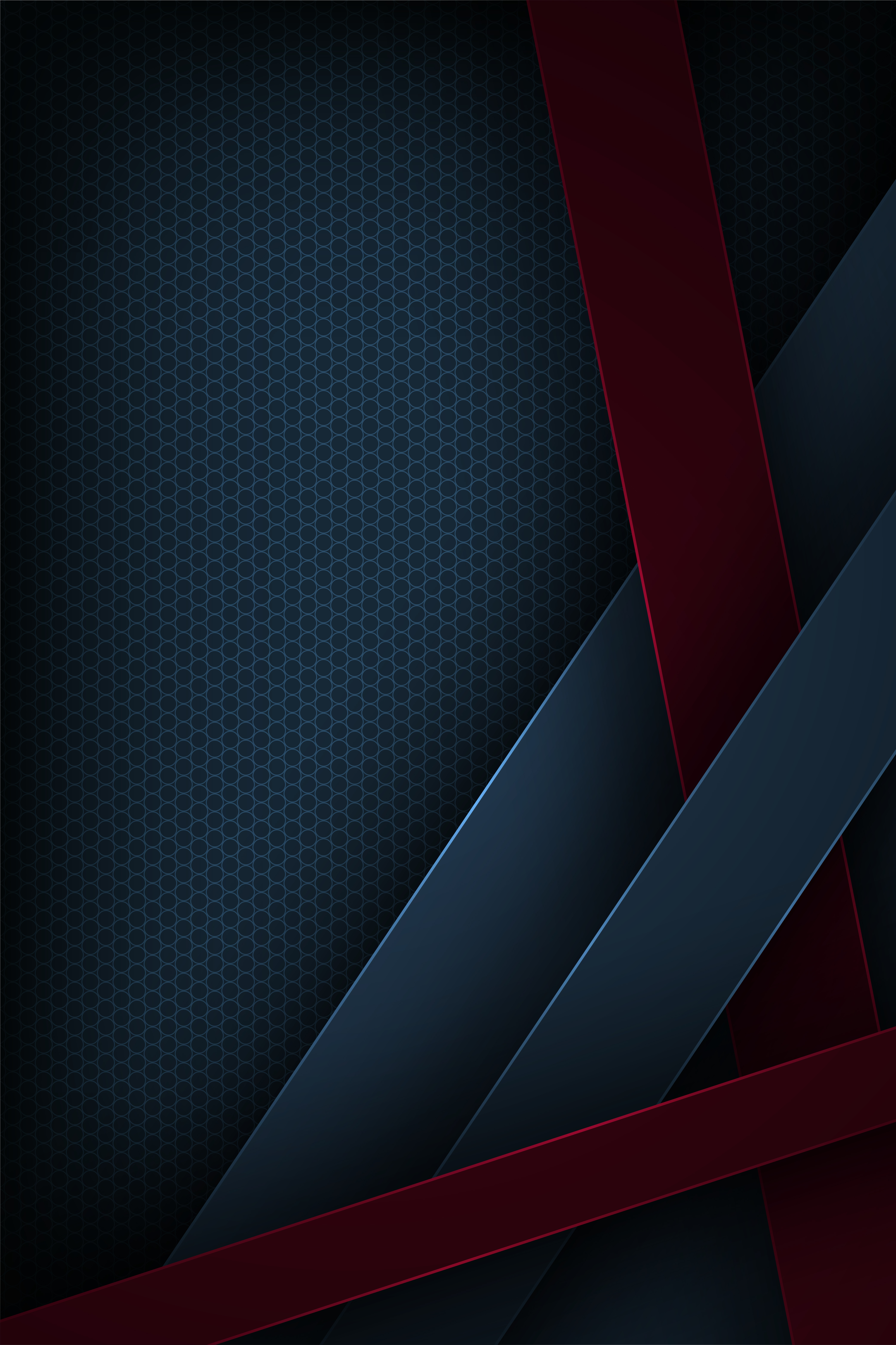 Dark blue and red overlapping cut paper shapes background - Download