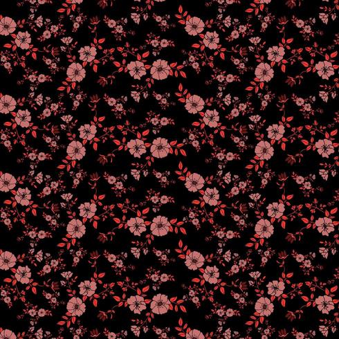 beautiful floral pattern vector