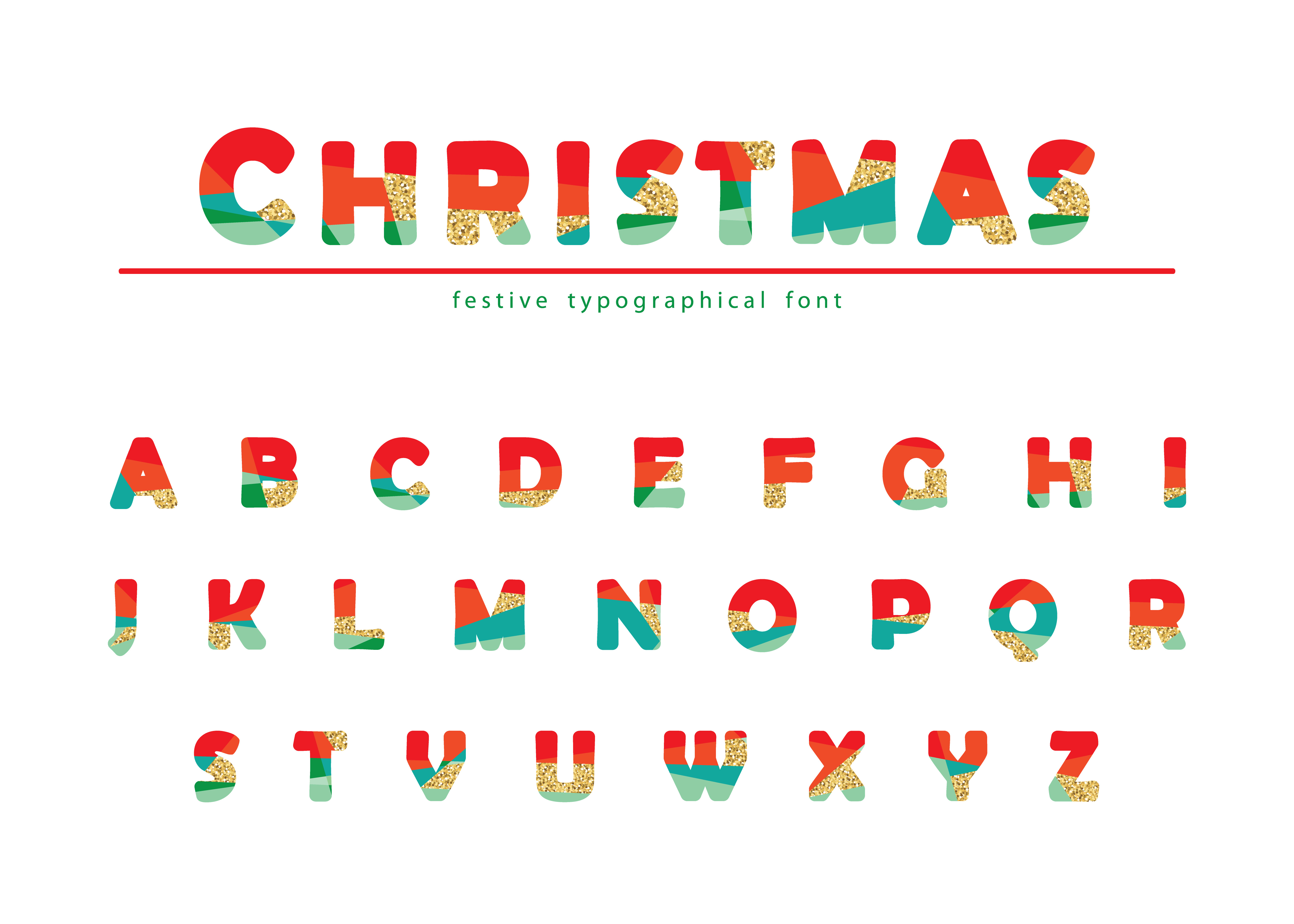 Modern abstract font with glitter. 681681 Vector Art at Vecteezy