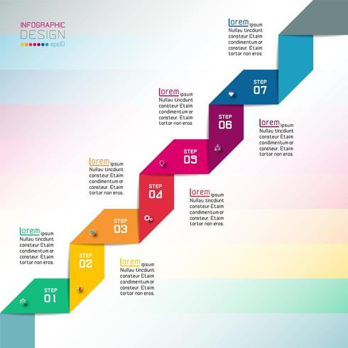 Modern Design template use for infographics, banner, labels. vector