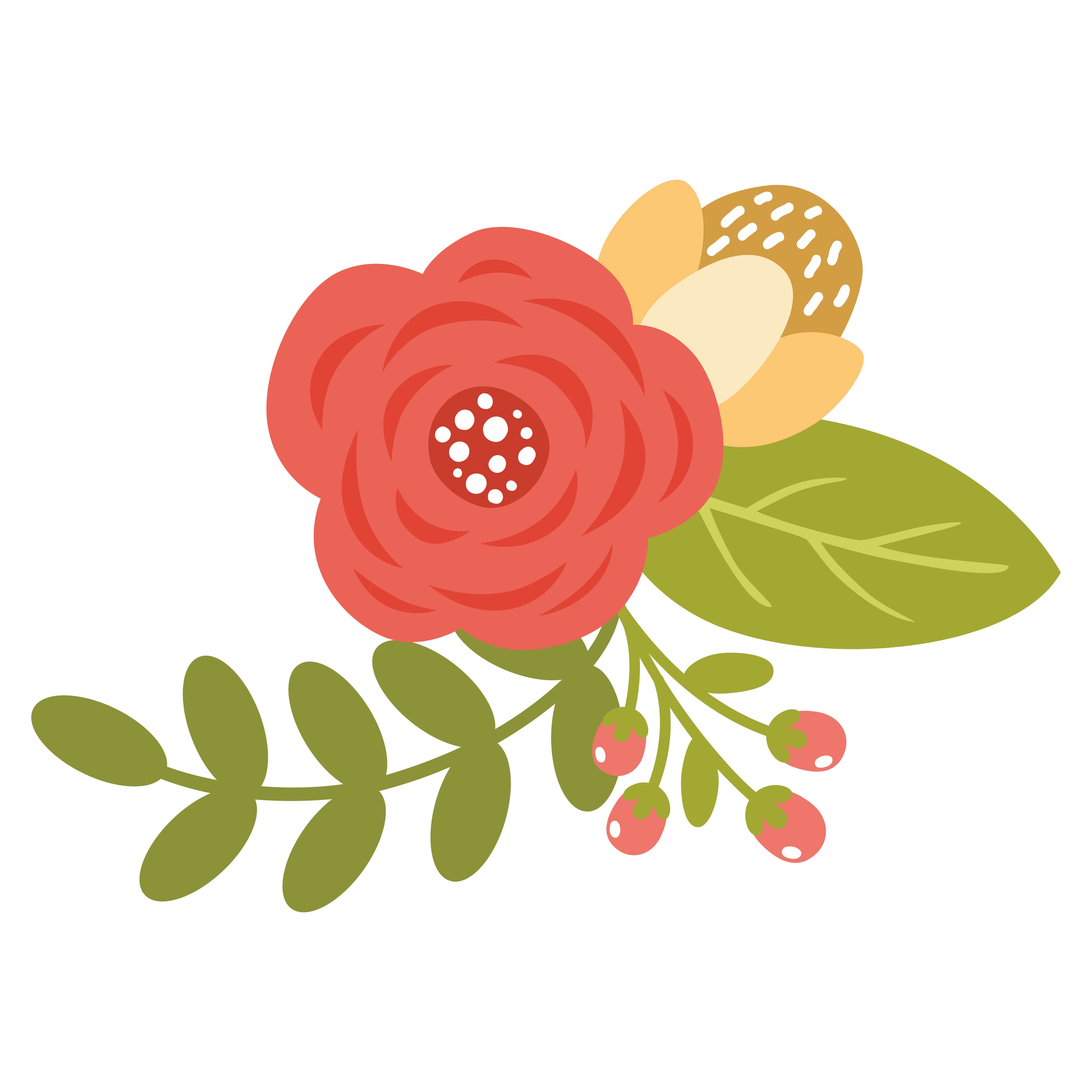 blooming spring cute flowers 682487 Vector Art at Vecteezy