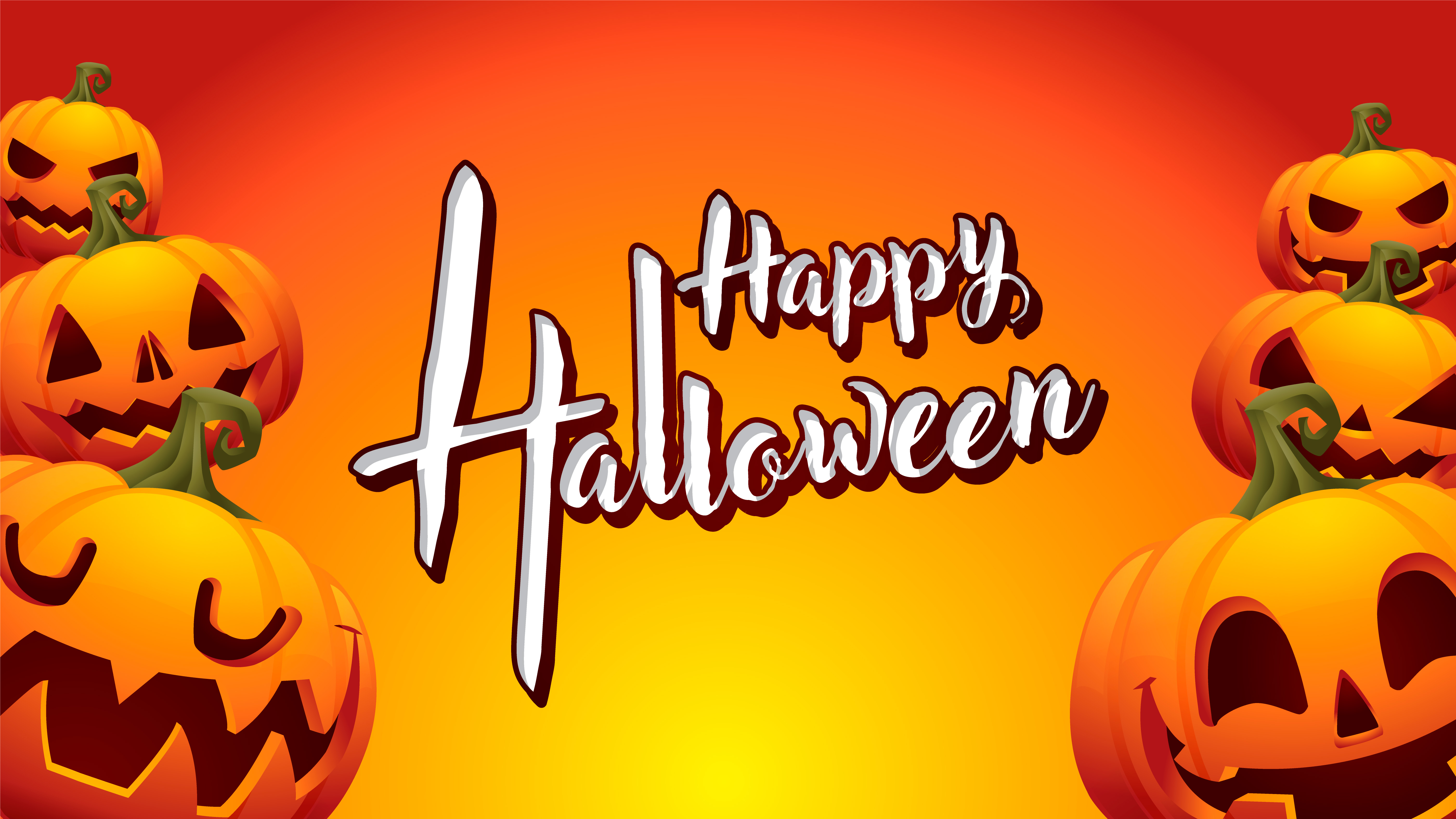 pumpkin happy halloween orange  background Download Free 