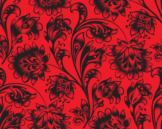 Floral seamless pattern vector