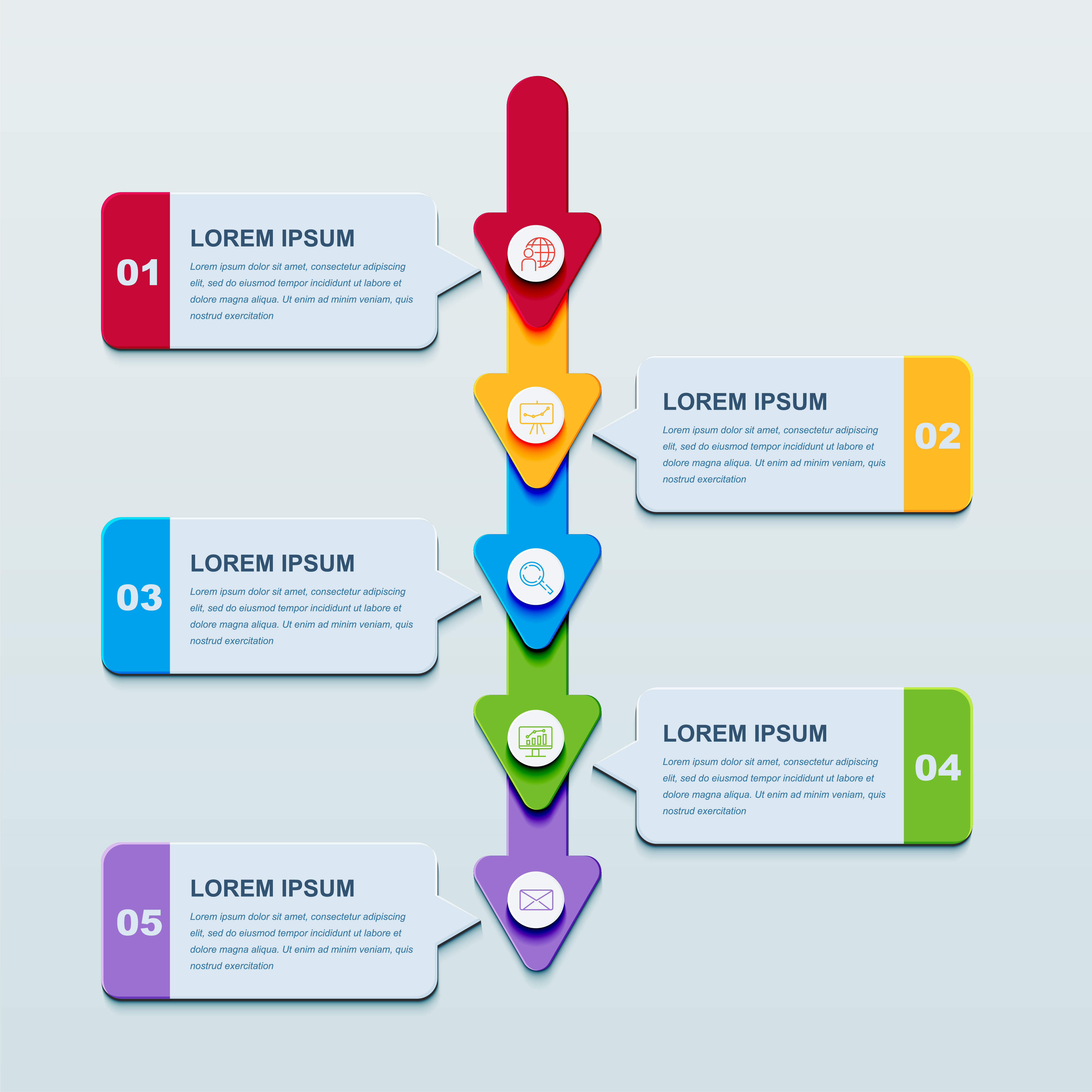 vector infographic presentation