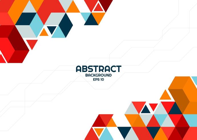 Abstract geometric background  vector