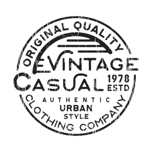 Sello vintage casual vector