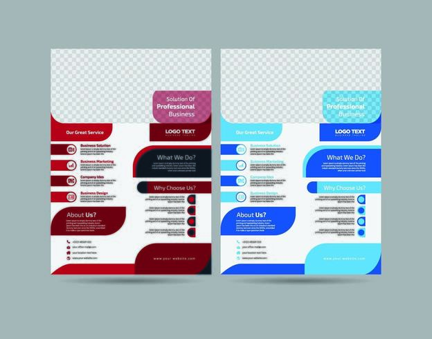 Multipurpose Corporate Business Flyer Template vector