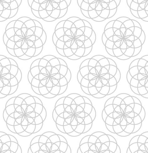 Overlapping circles seamless background  vector