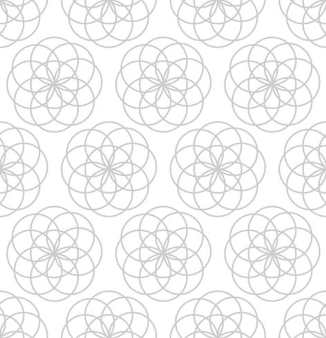 Overlapping circles seamless background  vector