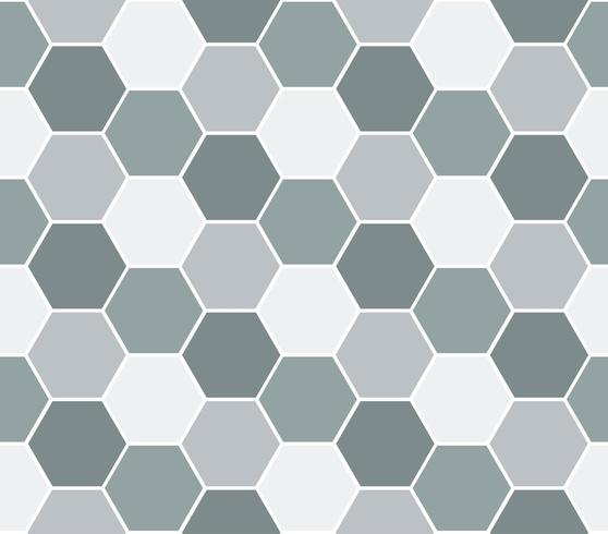 Multicolored hexagon geometric seamless background. vector