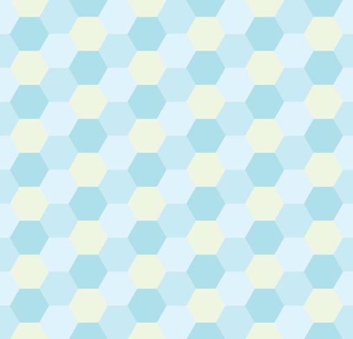 Multicolored hexagon geometric seamless background vector