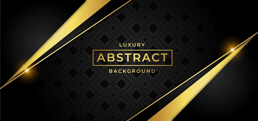 Golden Luxury Black background  vector