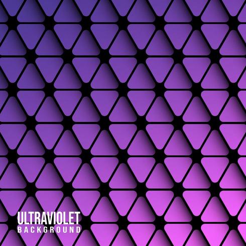 Violet triangles background template vector