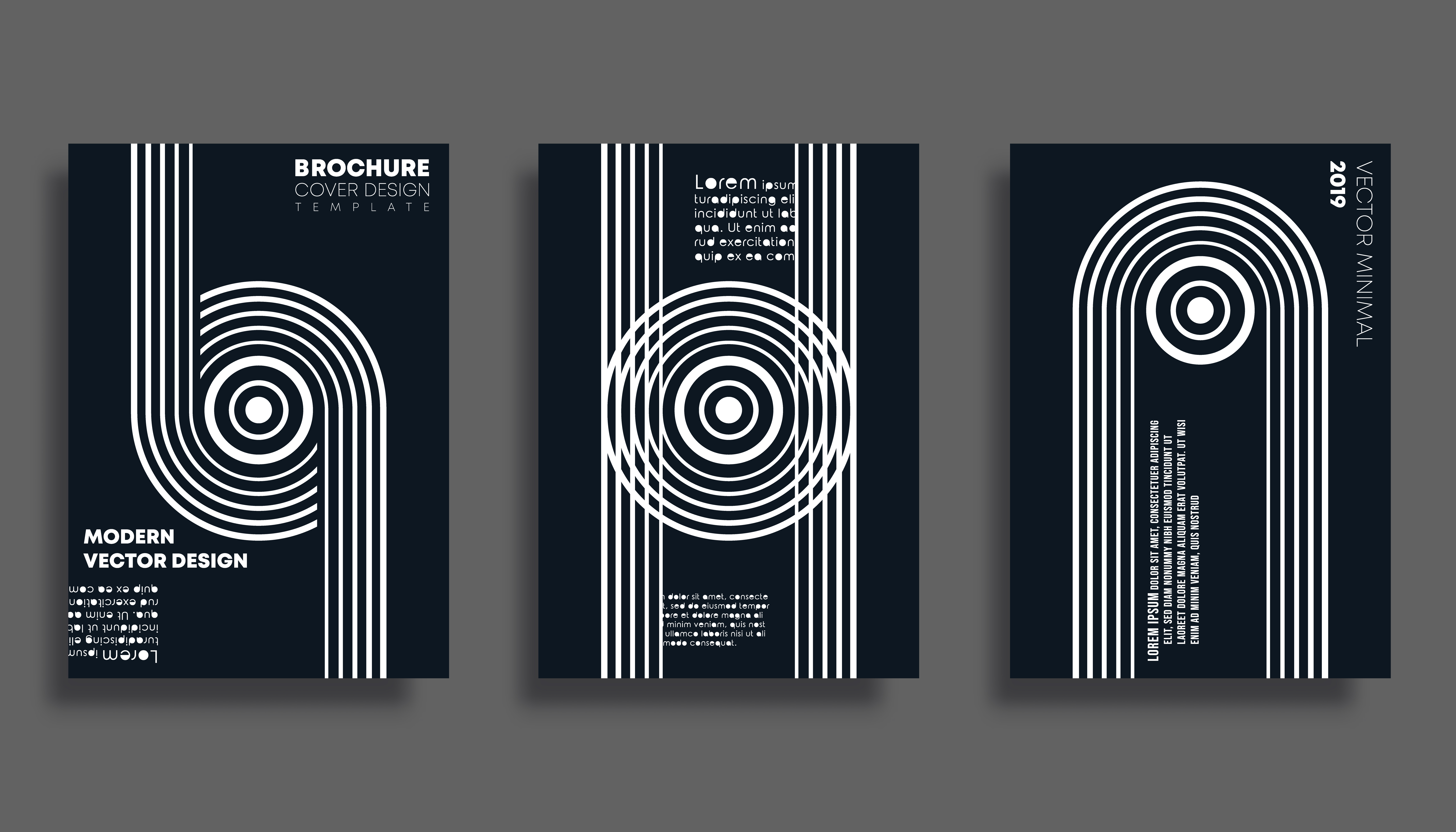 Set Of Minimal Design Background For Banner Flyer Poster
