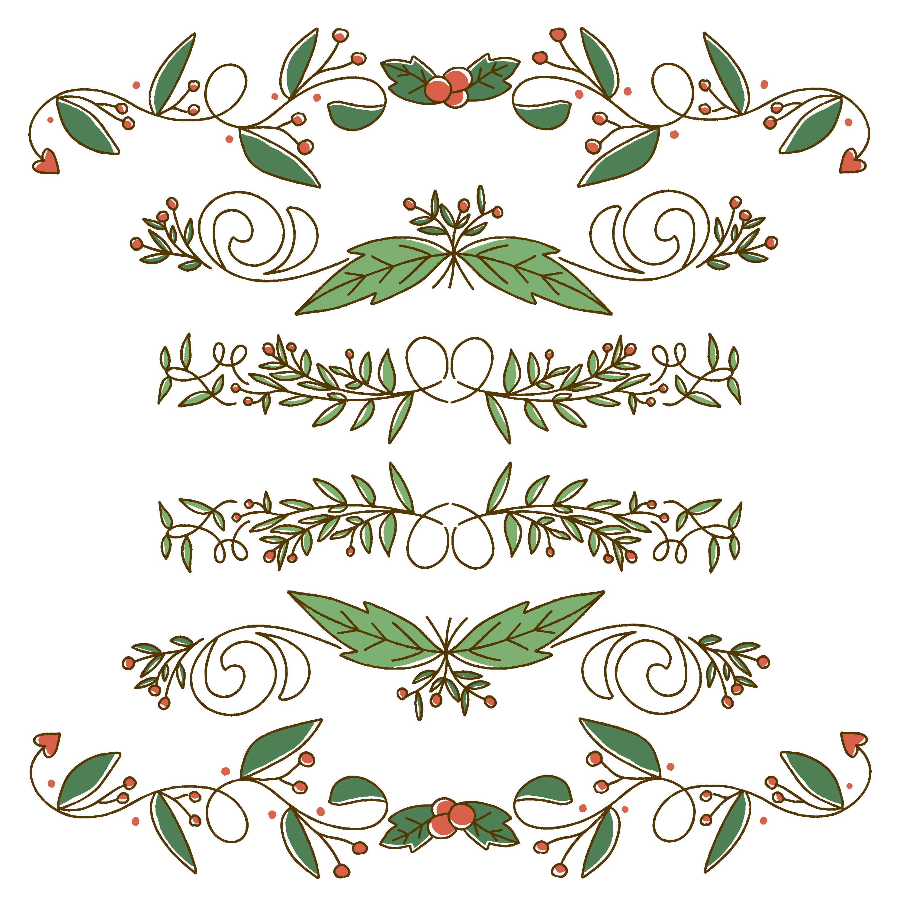 Download Christmas element cute border design - Download Free ...