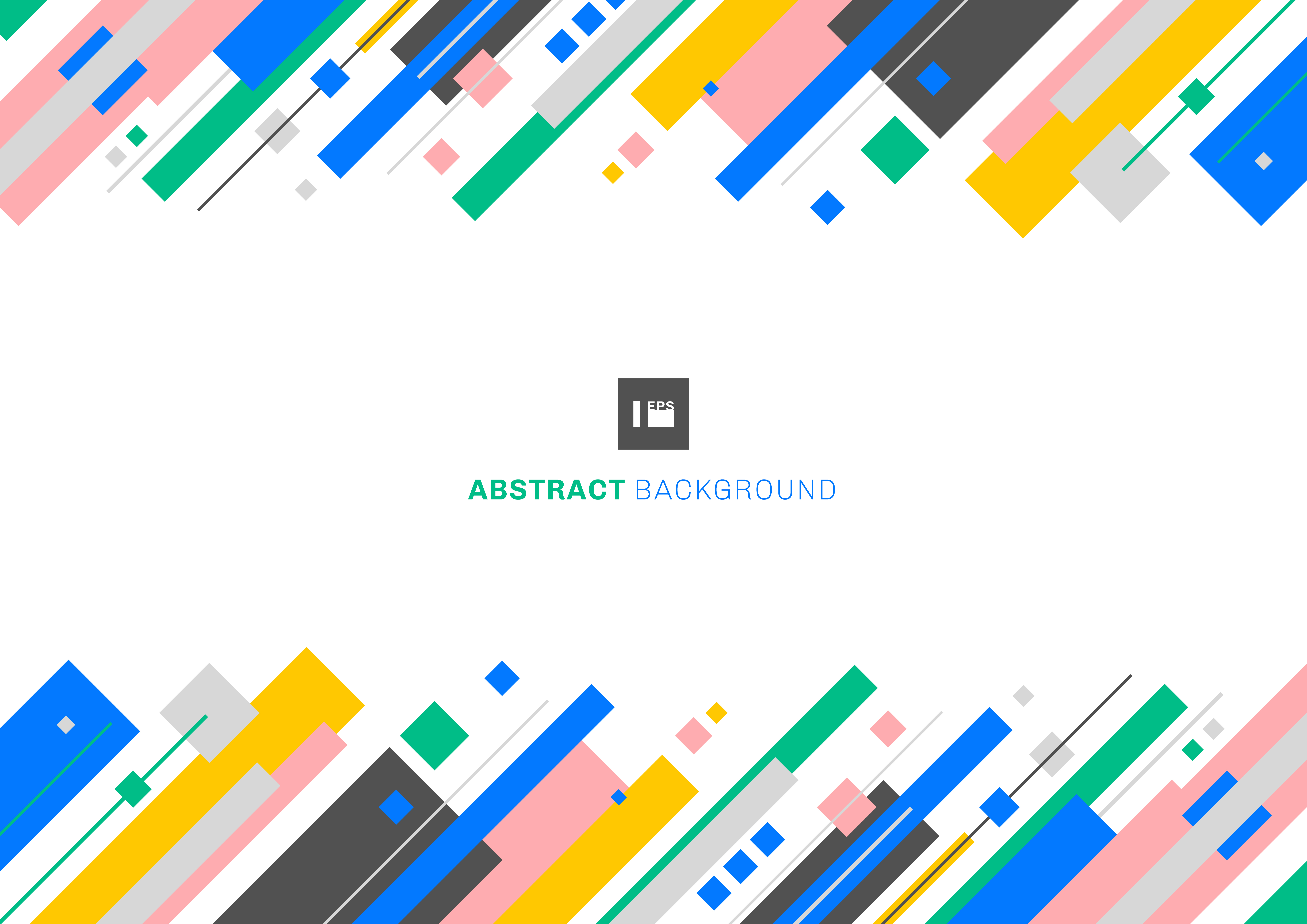 Abstract template design colorful geometric overlap layer striped diagonal  on white background - Download Free Vectors, Clipart Graphics & Vector Art