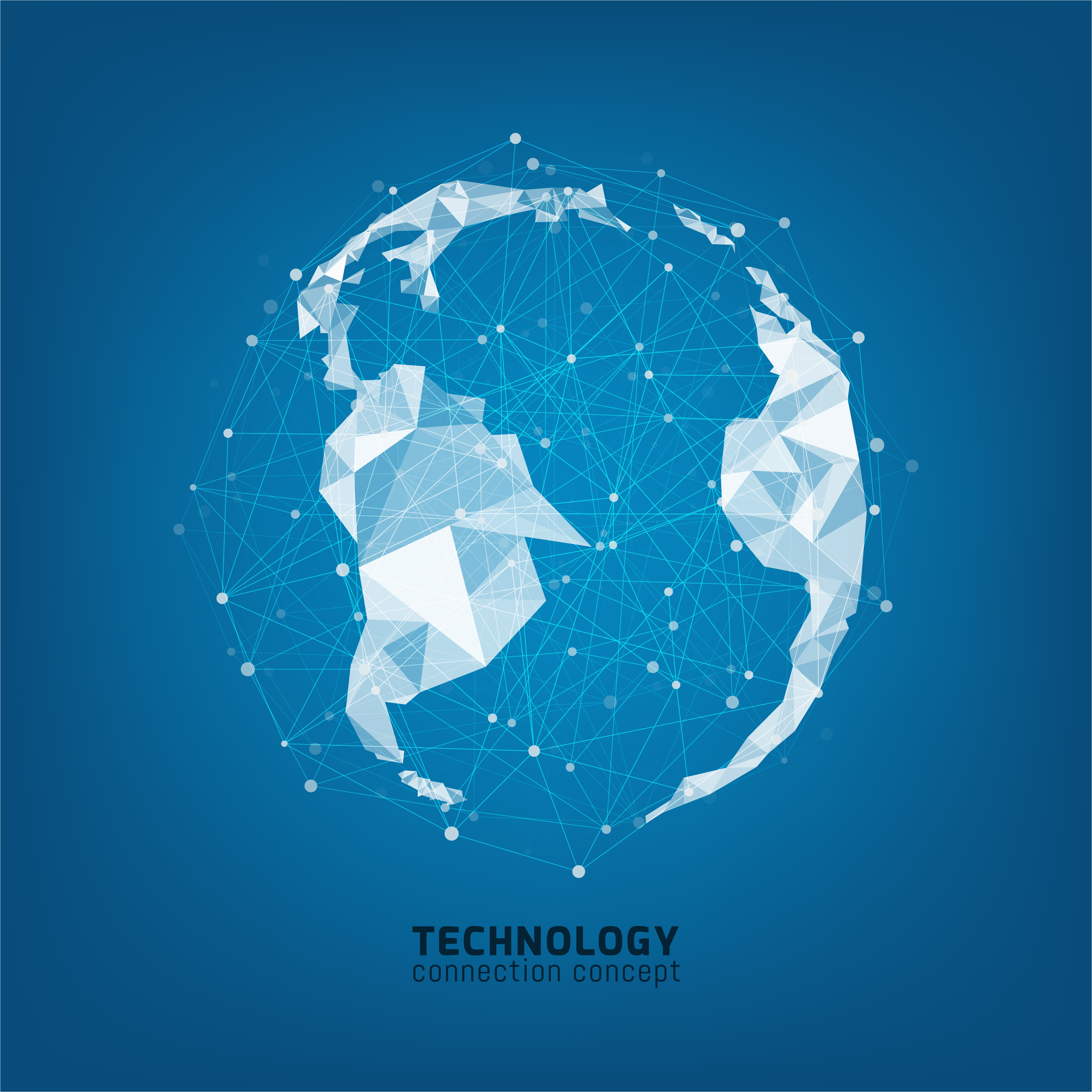 Technology global connection concept with digital planet . 684382 ...