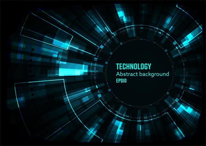 Abstract digital technology concept vector