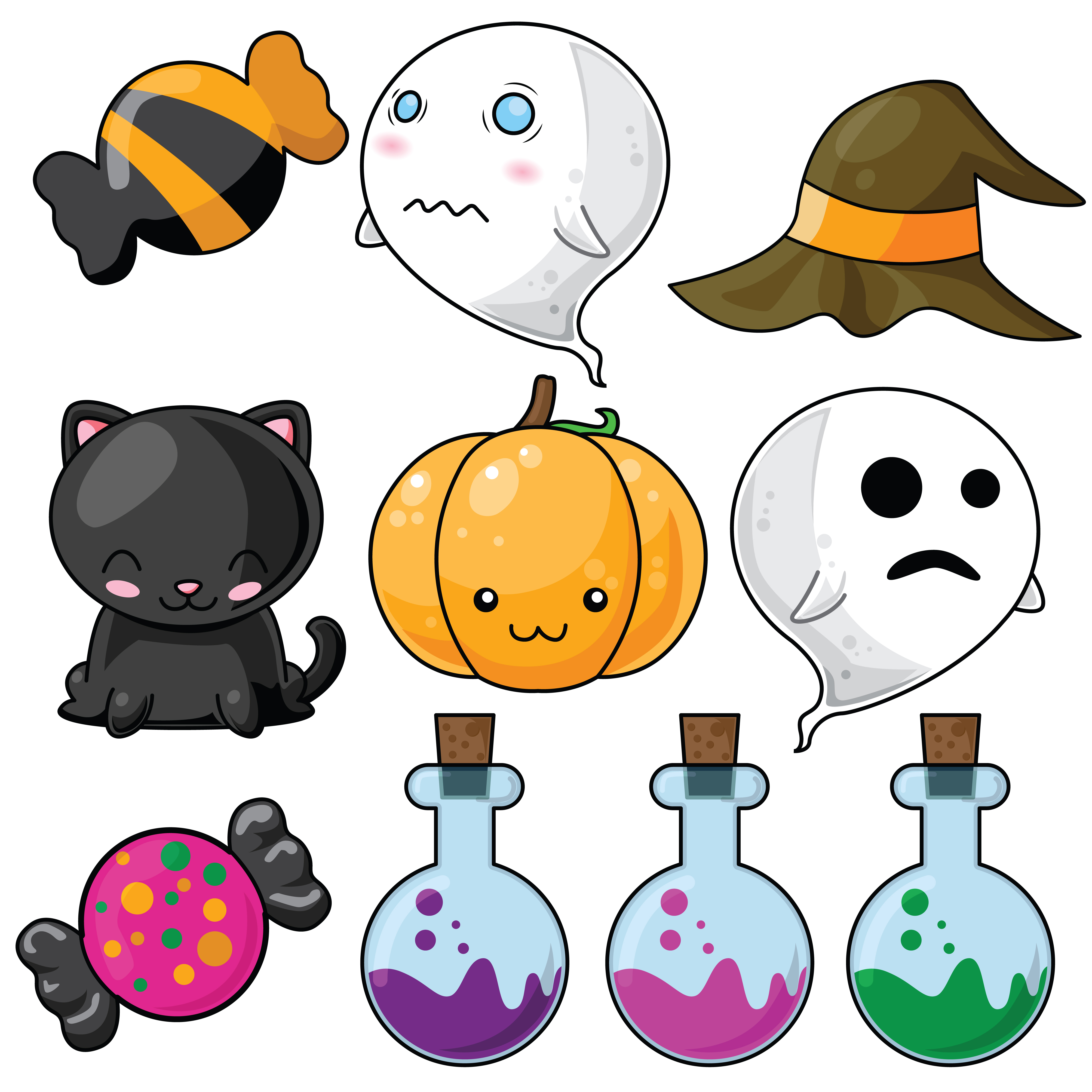 Cute Halloween Wallpaper Clip Art