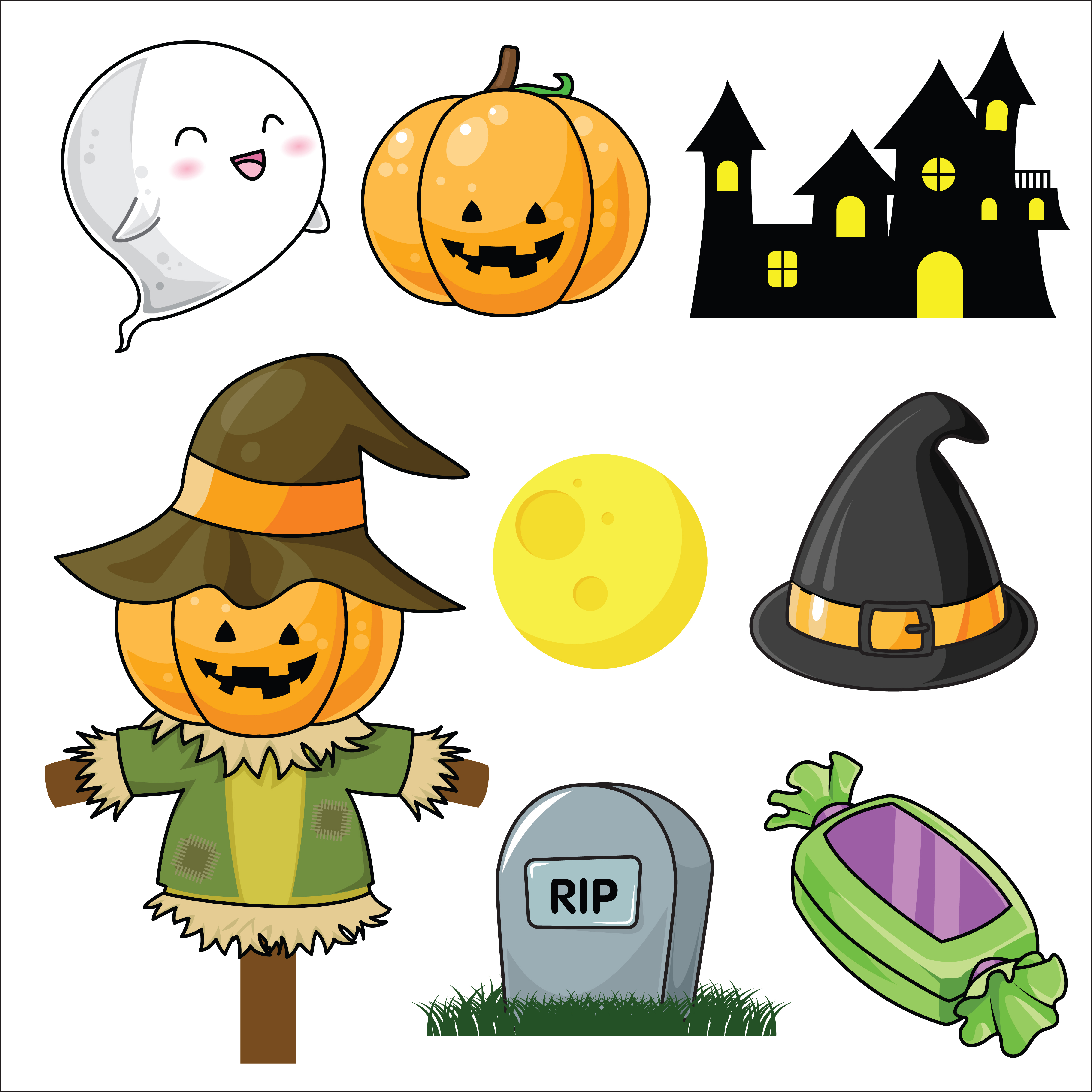 Cute Halloween Wallpaper Clip Art