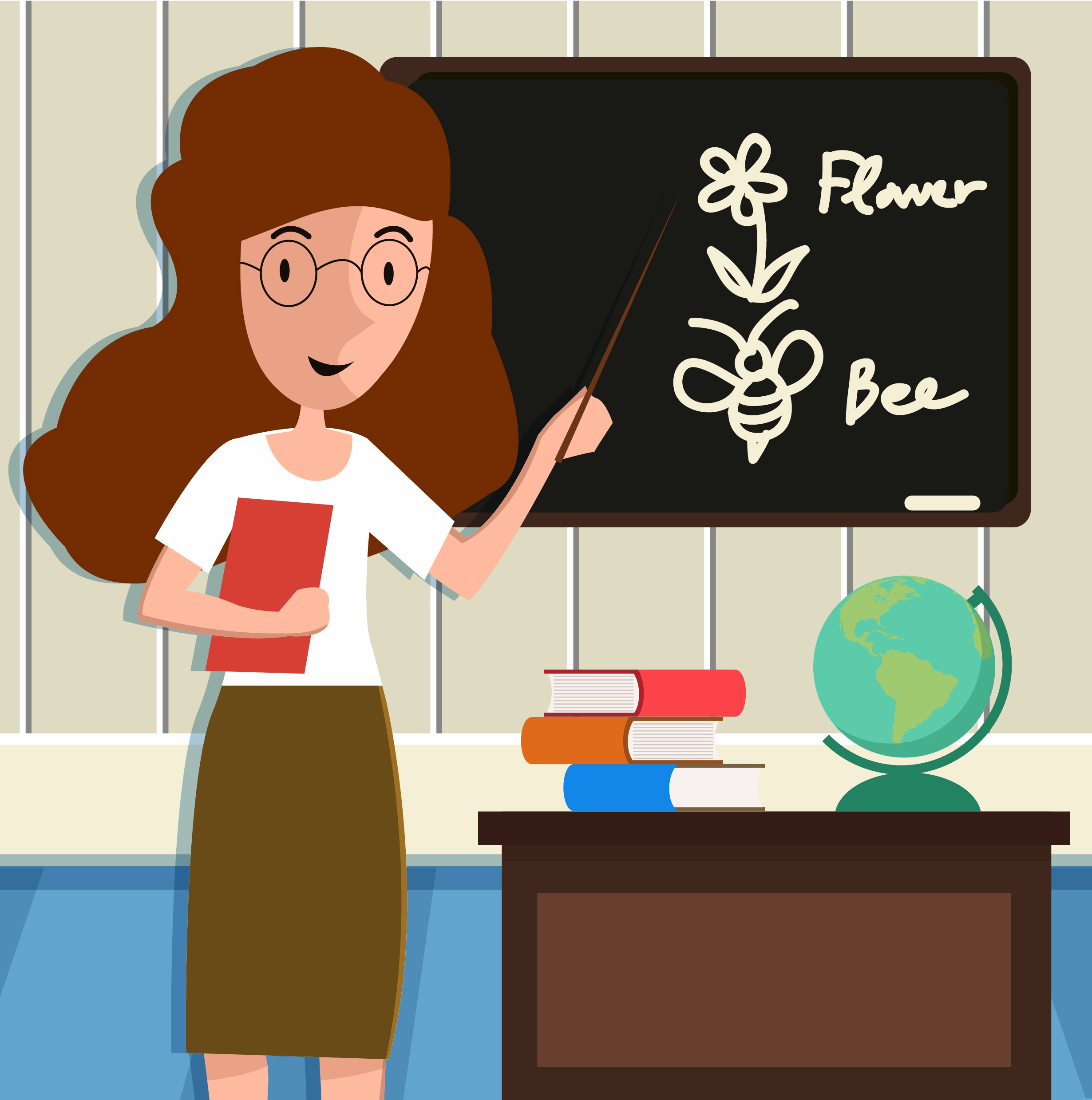 A Teacher Is Teaching Download Free Vectors Clipart Graphics & Vector Art