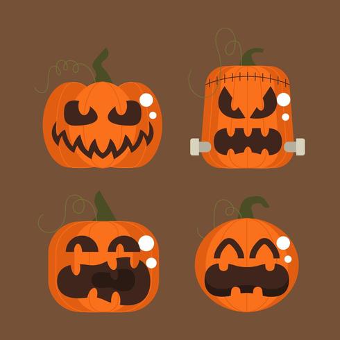 Pumpkin Icon Collection vector
