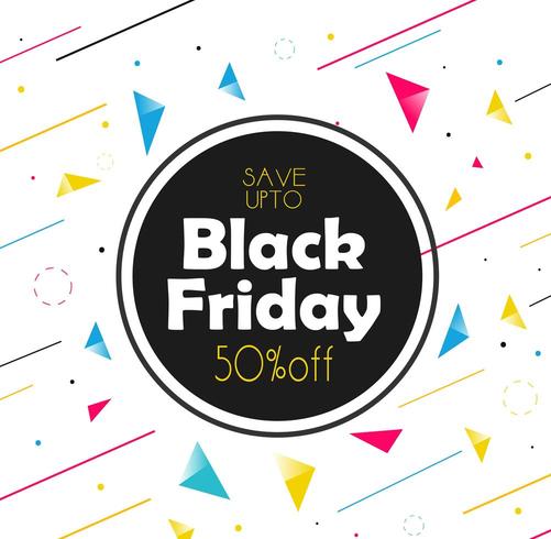 Black Friday Background vector